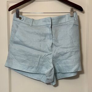 J. Crew linen size 14 Light Blue Shorts